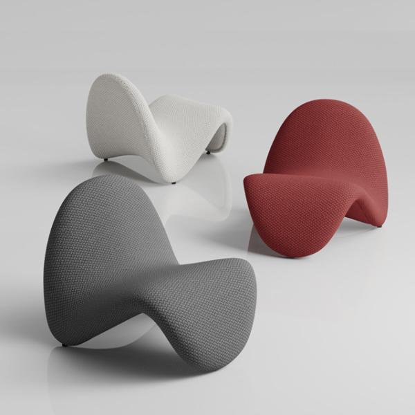 Buy cheap Stackable Floor Legless Tongue Lounge Chair Bedroom Tufted Design from wholesalers