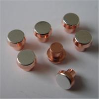 Buy cheap Silver Copper Alloy Bimetal Contact Rivets Round Head With Low Resistance product