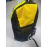 Buy cheap Yellow Waterproof Cycling Rucksack , Motorbike Helmet Backpack With Dry / Wet Separation from wholesalers
