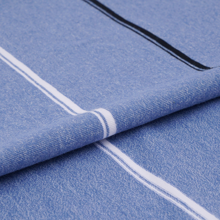 Soft And Skin-Friendly And Fashionable Striped Knit Fabric For Polo Shirt