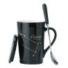 Buy cheap 12 Constellation Custom Ceramic Mugs Coffee Tumbler Cups With Lid And Spoon from wholesalers