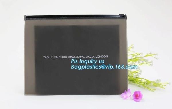 Buy cheap nylon slider zipper pvc cosmetics bag, vinyl toiletry zipper bag pvc slider bag custom creative wholesale pvc transparen from wholesalers