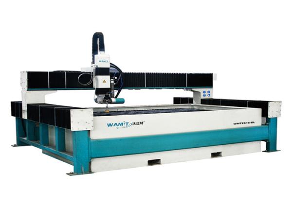 Buy cheap 1500 * 2500 mm 45 degree water jet tiles cutting machine stone and granite water jet cutting machine water jet cutter from wholesalers