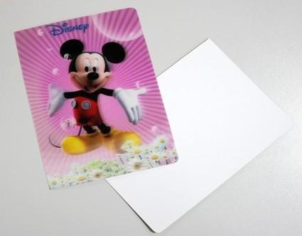 Plastic Product Material 3D Lenticular Lens Gift Cards Flip Animation Lenticular