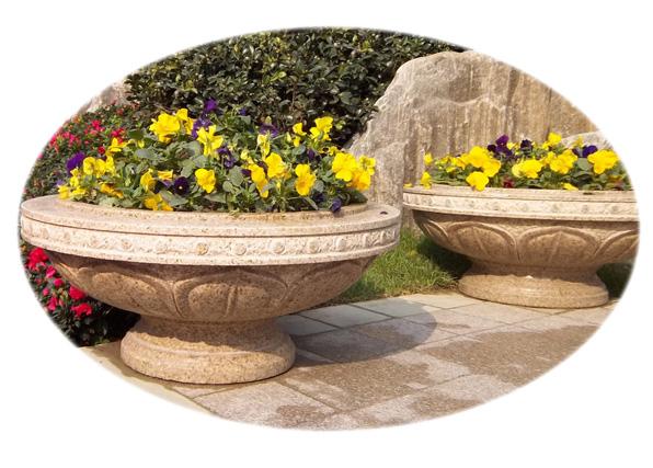 Buy cheap Yellow Stone Flower Pot from wholesalers