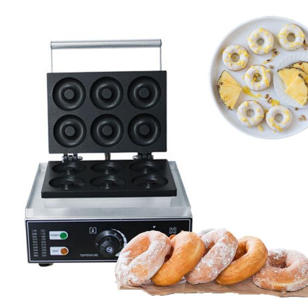 Buy cheap Fast Food Automatic Snacks Making Machine Electric Waffle Maker Baked Mini 6 Hole from wholesalers