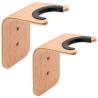 Buy cheap Wooden Guitar Wall Hanger Design Wall Mount Guitar Holder Acoustic Guitar Accessories from wholesalers