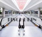 Flat Type 1000mm Tempered Glass Balustrade Panel Moving Walkway 0.5m/s Emergency