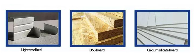 Prefabricated Steel Houses Decoration Q550 Galvanized Light Steel Keel