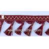 Buy cheap Handmade fashionable chain beads lace tassels fringes for curtain/sofa/pillow decoration from wholesalers
