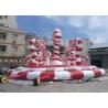 Buy cheap Giant Christmas Candy Cane Inflatable Amusement Park Bouncer For Kids And Adults Party Fun from wholesalers