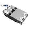 Buy cheap 2 Ports SFP+ Cage Connector with Light Pipe Heat Sink 10G Ethernet Shield Cage from wholesalers