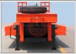 Anti - Shock Tyre Heavy Duty Trailer Concave Low Bed Trailer Dual Line Brake