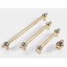 Buy cheap Luxury diamond Drawer Handles And Knobs 96mm Chrome Dresser Pulls acrylic Bathroom cabinet handle from wholesalers