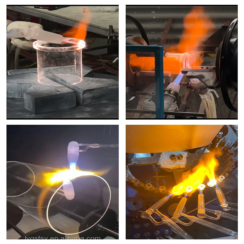 Professional Custom High Temperature Resistant Transparent Laboratory Quartz Tube