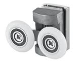Buy cheap Soft Close 6-8mm Sliding Glass Door Rollers 23mm-26mm Wheels from wholesalers