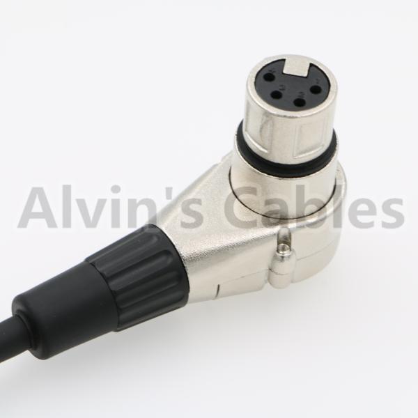 Right Angle XLR 4 Pin Video Connector Camera Cable Connectors Arri Alexa Camera