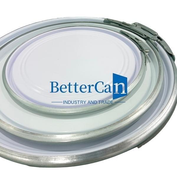 10Liter Conical Tin Can With Lock Ring Tin Bucket OEM 5L Sika Bucket Metal Pails