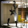 Buy cheap Indoor Metal Art Decoration Abstract Walking Bronze Sculpture of People from wholesalers