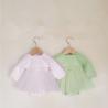 Buy cheap Bright New Born Rompers Baby Puff Sleeve Gauze Cotton Dress Overalls from wholesalers