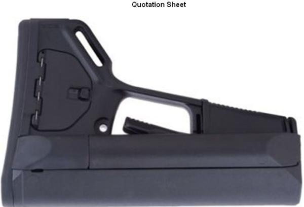 Buy cheap Black / Tan Color Paintball Gun Accessories Airsoft Gun Stock Quick Response from wholesalers
