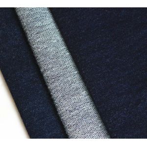 Buy cheap High Quality Yarn Dyed Black/indigo Denim Fabric product