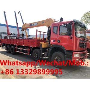 Buy cheap HOT SALE! Heavy duty dongfeng T5 8*4 LHD yuchai diesel engine 12tons-20tons telescopic crane boom mounted on cargo truck from wholesalers