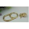 Buy cheap New style luxury bag accessories hardware light gold metal twist locks from wholesalers