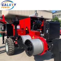 Buy cheap 9 Ton Pulling Stringing Equipment OPGW Cable Hydraulic Winch Power Line product