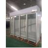 Buy cheap Supermarket Frozen Food 4 Glass Door Industrial Upright Freezer Showcase from wholesalers