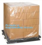 moisture proof reusable virgin plastic pallet cover, poly square bottom bag