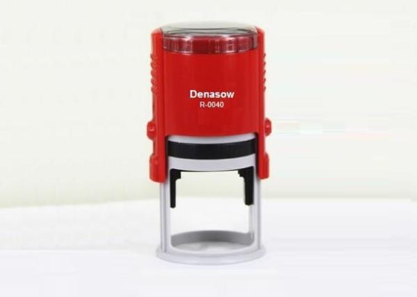 Buy cheap Denasow Blank Round 40mm ABS Material Automatic Rubber Self Inking Stamp/Wholesale Printer Round 40MM School Suppli from wholesalers