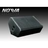 Buy cheap 12" Plywood Cabinet Nightclub Speaker Systems 93dB With Black Paint from wholesalers
