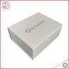 Buy cheap Ivory Cardboard Foldable Gift Packaging Box With Wrapping Bag from wholesalers