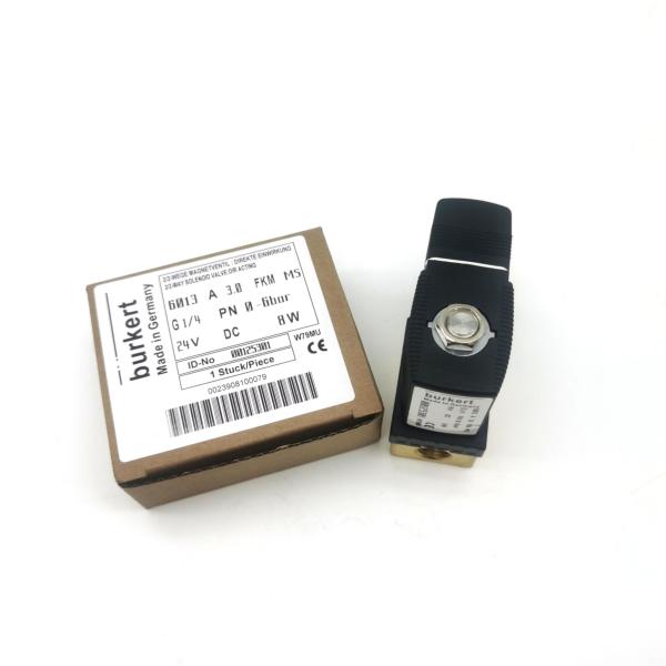 Burkert 00125341 6014C Solenoid Valve Normally Closed G1/8 2.5 Flow Hole DC24V