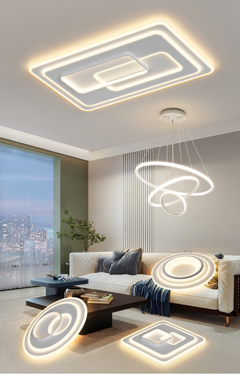 Nordic Ceiling Lights Atmosphere Living Room Simple Home Bedroom Recessed Ceiling Lamp(WH-MA-253)