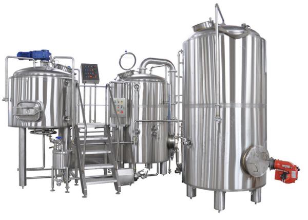 Buy cheap 50-5000L Clean And Polish 2 Vessel Brewhouse Brewing Equipment Steel True Color from wholesalers