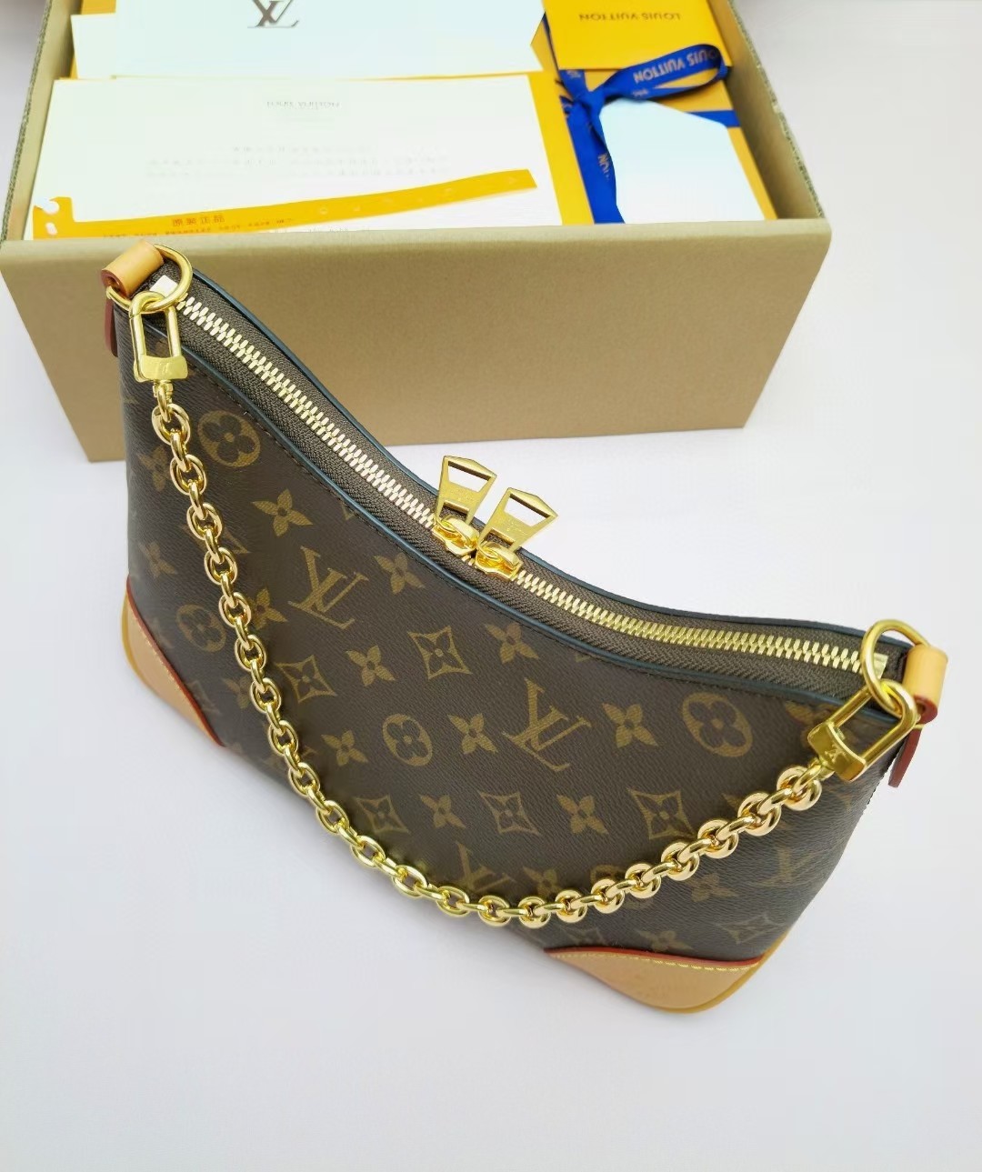 M45832 Designer Monogram Bag LV Boulogne Bag 6.3 inch Height