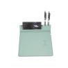 Buy cheap Manufacturers Wholesale Customize Logo Size Multifunctional Folding Chargeable Wireless Charging Leather Mouse Pad from wholesalers
