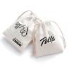 Buy cheap Fabric Drawstring Gift Bags Custom Logo Natural Cotton Canvas Drawstring Pouch Gift Jewelry Packaging Bags from wholesalers