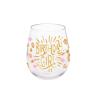 Buy cheap 16 Ounce Acrylic Stemless Wine Glass Pink Leopard Unbreakable Drink Glasses from wholesalers