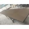 Buy cheap US Standard Quartz Slab Countertops Quartz Cabinet Tops Brown Color from wholesalers