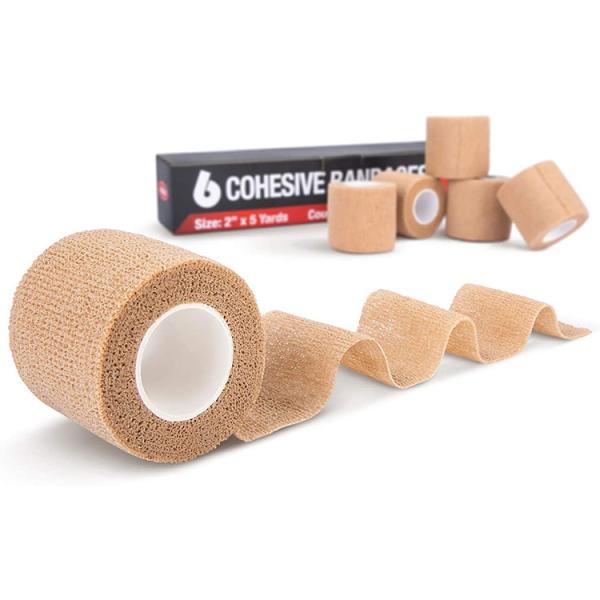 Buy cheap Breathable Elastic Soft Nonwoven Cohesive Bandage from wholesalers