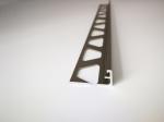 Anodized Nickel Aluminum L Trim 25mm Tile Trim For Hotel