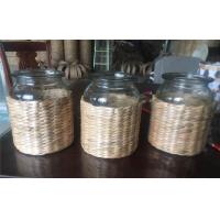 Buy cheap Best selling Seagrass bottle carrier Wicker detox bottle holder Seagrass glass product
