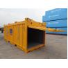 Buy cheap 20 Foot Metal Shipping Containers , Storage Container With Side Doors Industrial from wholesalers