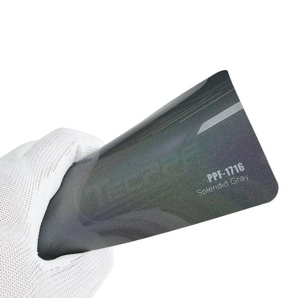 Buy cheap PPF-1716 Splendid Gray Colour, 8mil Colour Change Paint Protection Film from wholesalers