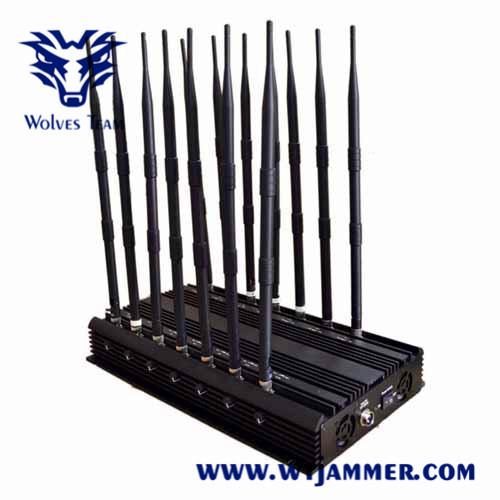 Buy cheap 14 Antennas WiFi Mobile Phone Signal Jammer 50 Meters from wholesalers