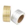 Buy cheap Gold Foil Self Adhesive Peel Off Private Tamper Seal Stickers Roll from wholesalers