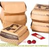 Buy cheap Custom Size Food Packaging Hamburger Cardboard Box Kraft F-Flute Corrugated Super Thick Paper 300gsm Paper Burger Box from wholesalers